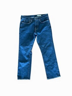 Cremieux Premium Denim Straight Leg Jeans Dark Wash Stretch - Men’s 34x30